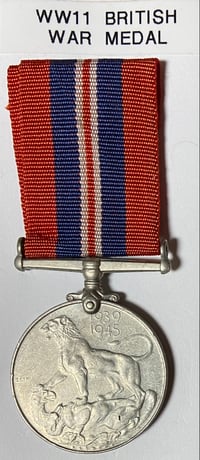 Image 2 of WW2 (British) War Medal 1939-1945 - Original Issue