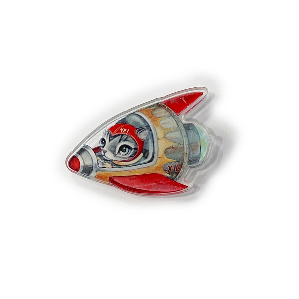 Image of Space Racer (Acrylic Pin)