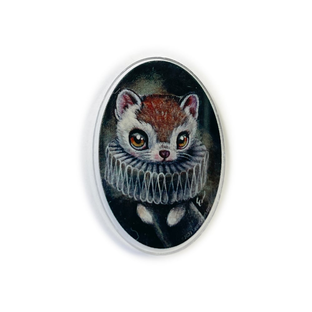 Image of Weasel (Acrylic Pin)