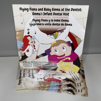 Flying Fiona and Baby Emma at the Dentist  Dual (Language Paperback)