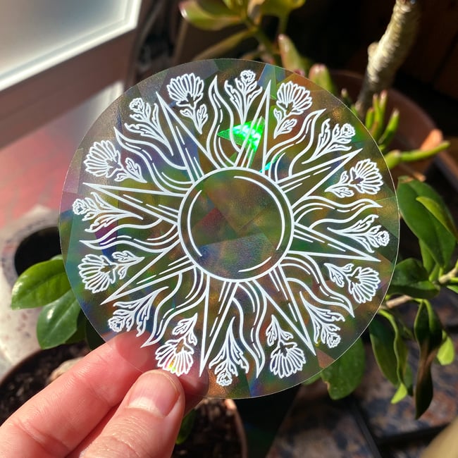Floral Sun Suncatcher