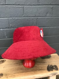 Image 3 of KylieJane sun hat-paprika corduroy 