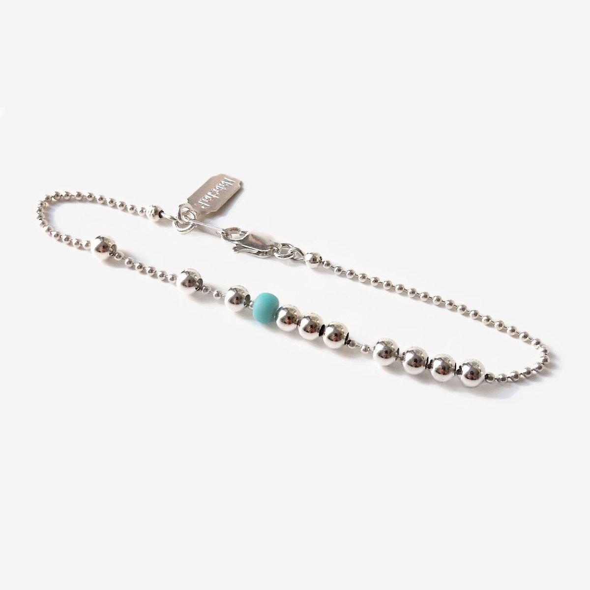 Image of Bracelets Boules Argent "J'adore"