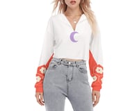 Lady Sesshomaru V-neck Lapel Crop Top