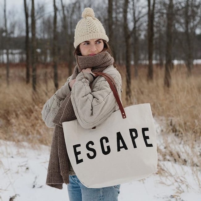 Escape Canvas Tote Bag Forestbound