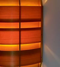 Image 4 of Pair of Nordic Wall Lights in Pine and Copper by Jakobsson