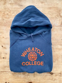 Image 1 of 70s CHAMPION WHEATON COLLEGE HOODIE