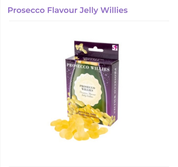 Image of Prosecco Flavour Jelly Willies