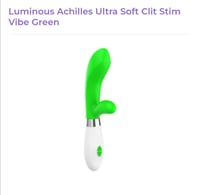Luminous Achilles Ultra Soft Clit Stim Vibe Green