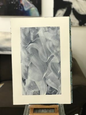 Duocrome Lines Study - 30x45 cm, acrylic on 300 gsm full cotton Farbiano Artistico paper