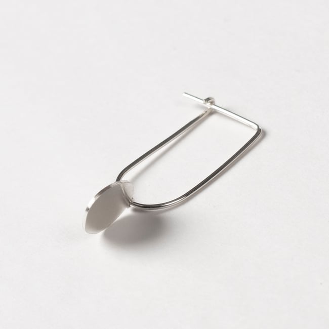 SINGLE EARRING silver ,   Island 2, #035-60