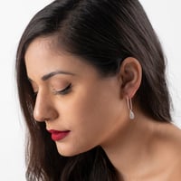 Image 2 of SINGLE EARRING silver ,   Island 2, #035-59