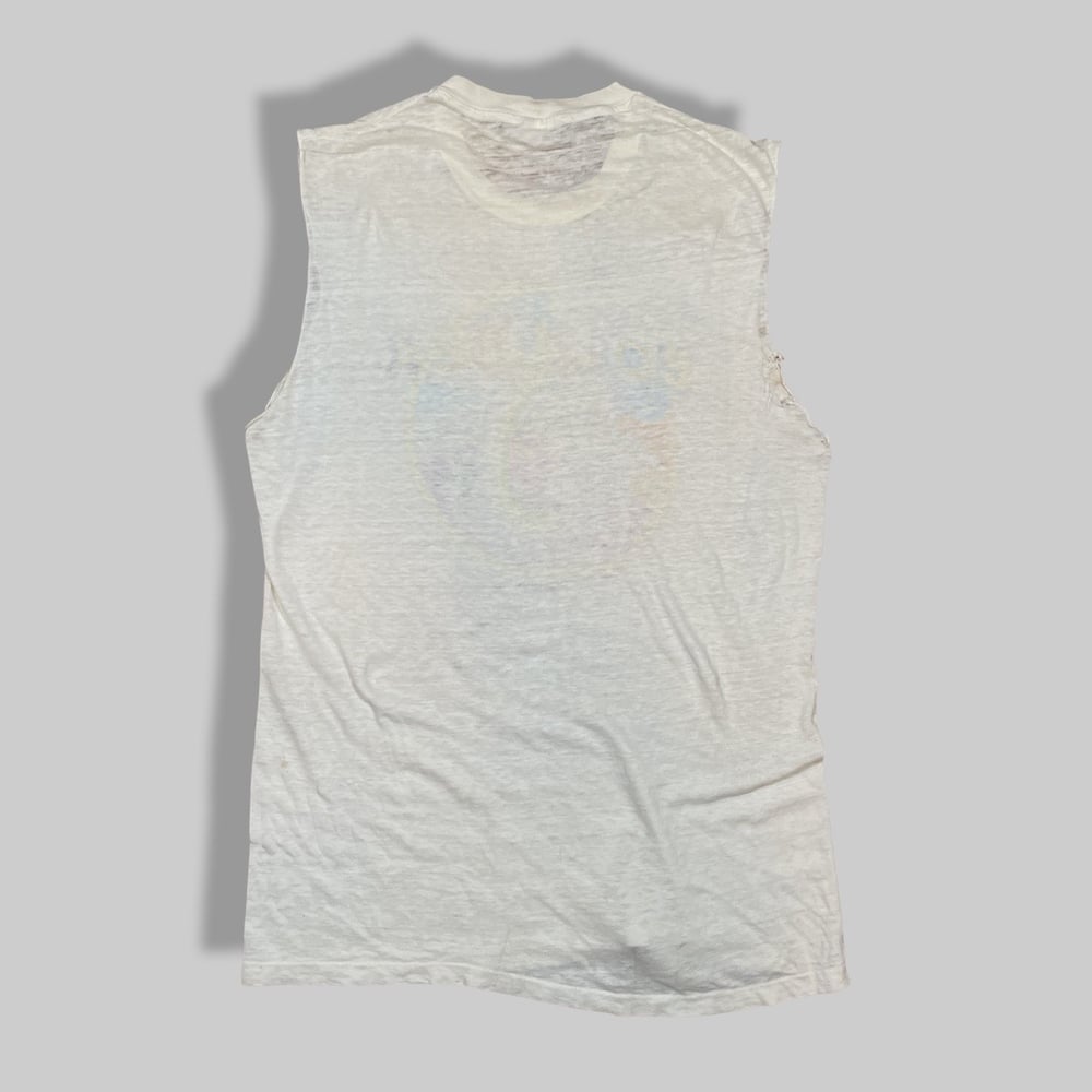Tee: 1973 Boulder, Colorado Psychedelic Cowboy design by D. Stromberg T-shirt