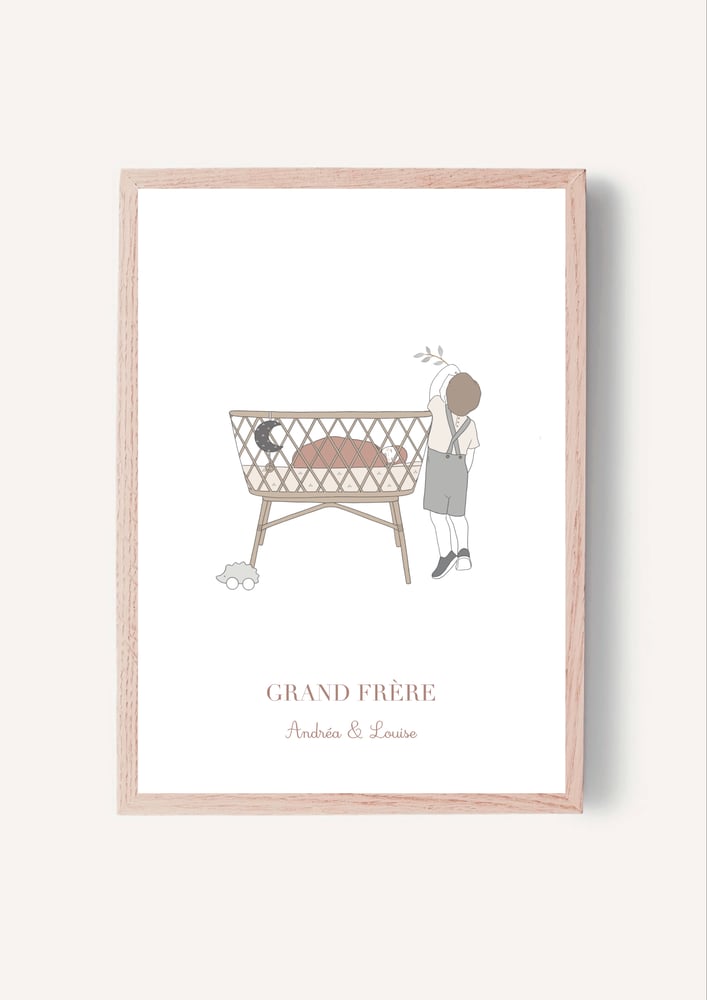 Image of Affiche - Grand frère - personnalisable