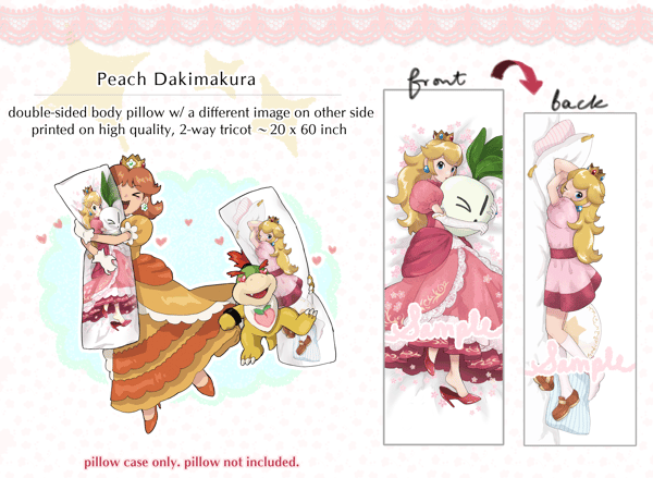 Image of PREORDER: Peach Dakimakura