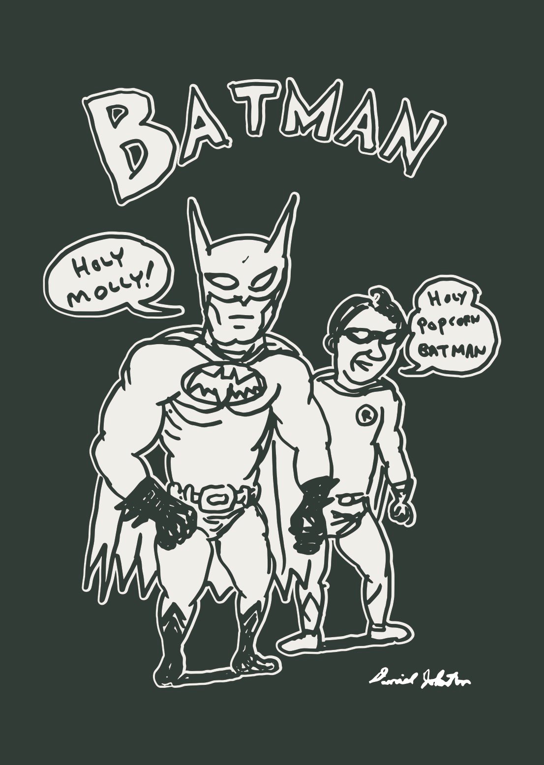 Image of Batman #121 Daniel Johnston Exclusive Portfolio -- Joker Slate