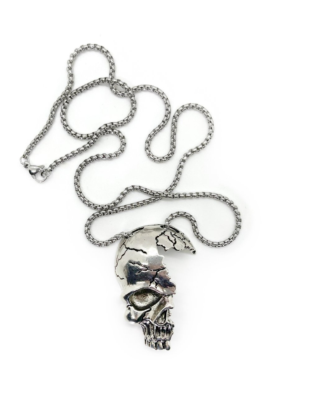 Half Skull Necklace