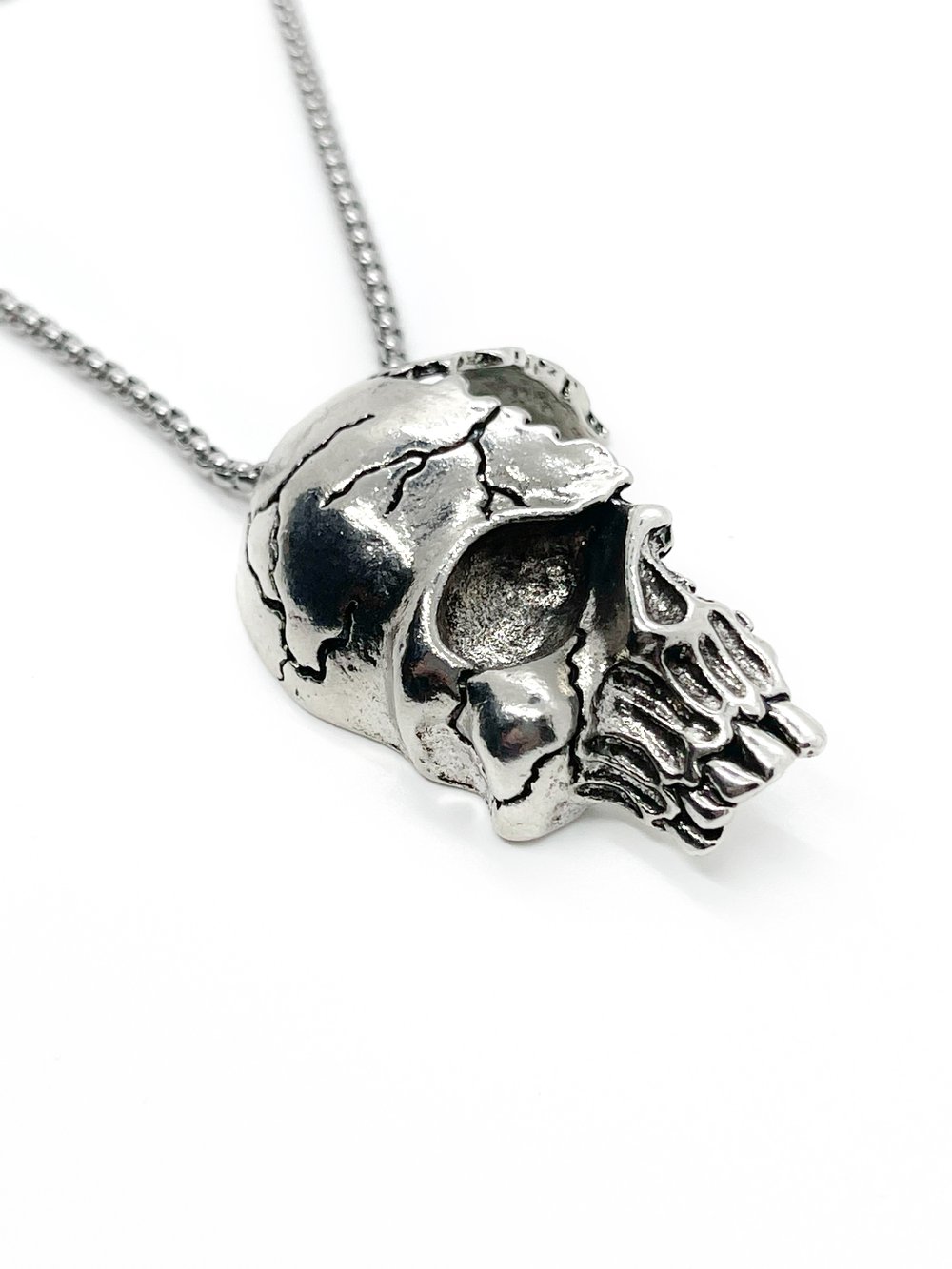Half Skull Necklace