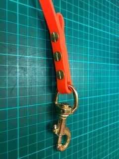 Specialist Detection Dog 1.5m Trigger Clip Lead Fluro-Orange