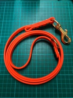 Specialist Detection Dog 1.5m Trigger Clip Lead Fluro-Orange