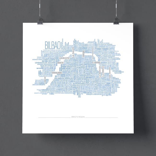 Lámina "BILBAO L" Poster
