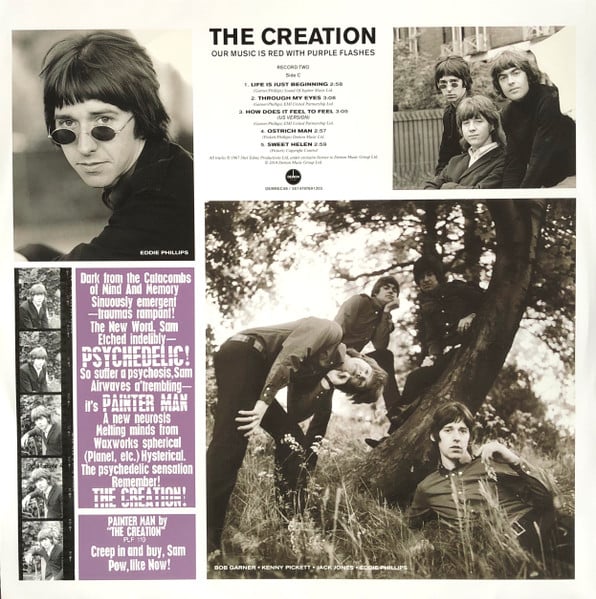The Creation  – Our Music Is Red With Purple Flashes 2LP, NEW