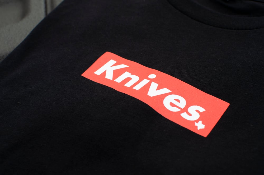 Image of "Knives" Logo Tee
