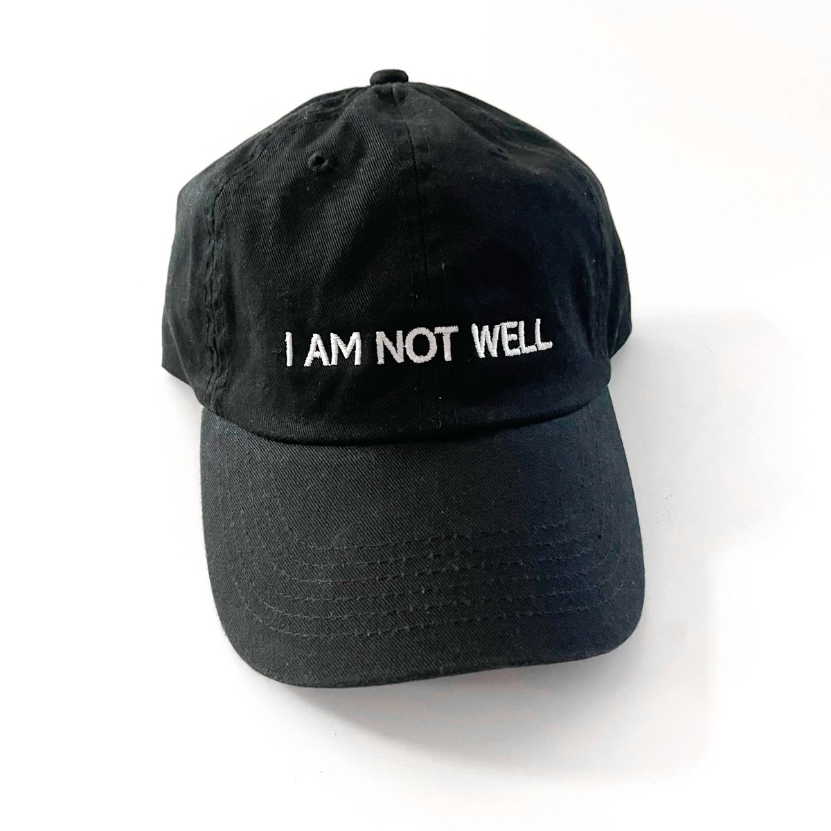 i-am-not-well-baseball-hat-wine-crime-podcast