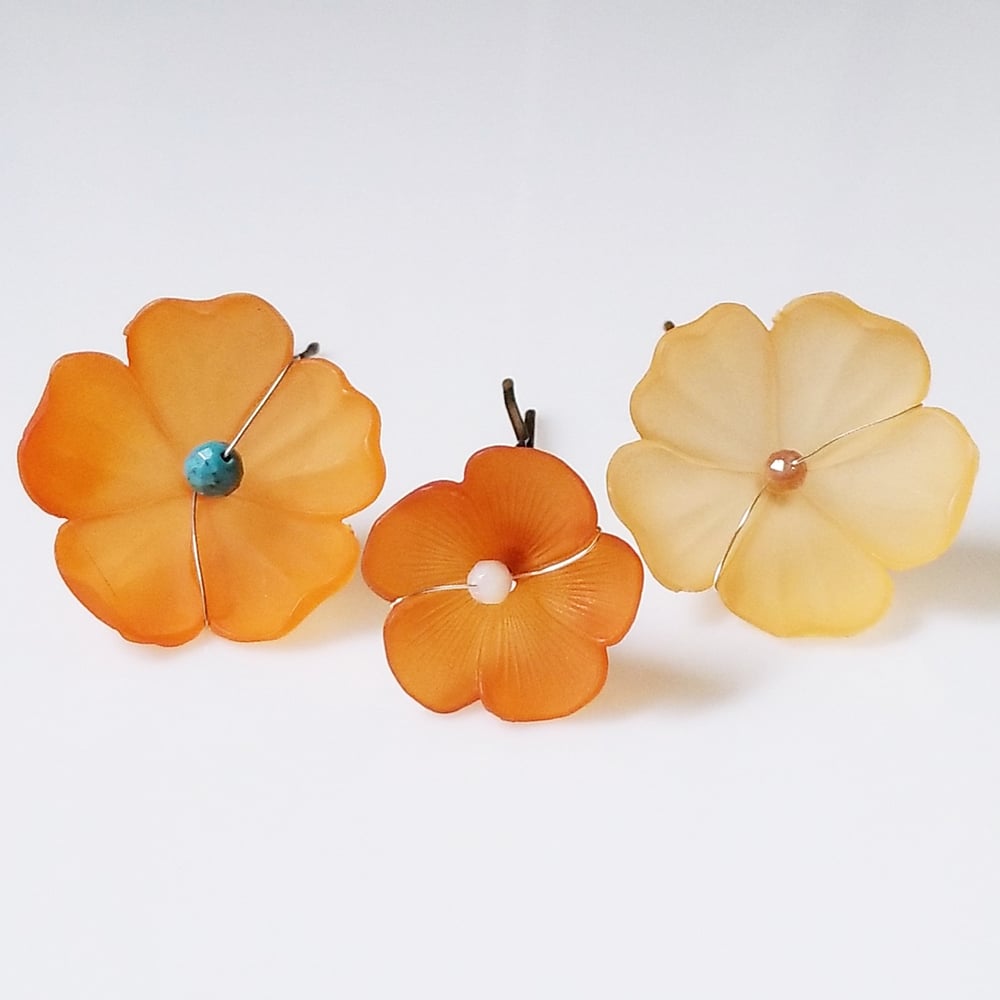 Image of Orange Poppy Bouquet 