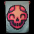 PIXEL SKULL tapestry Image 2