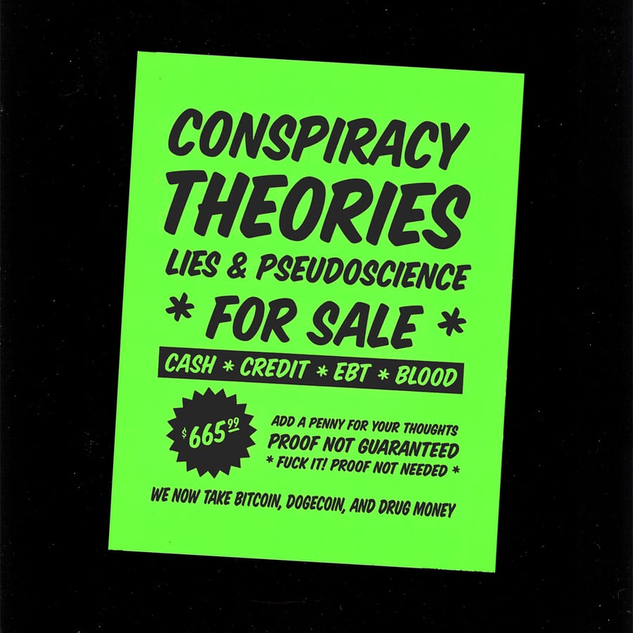 Image of Spiracy Theories For Sale