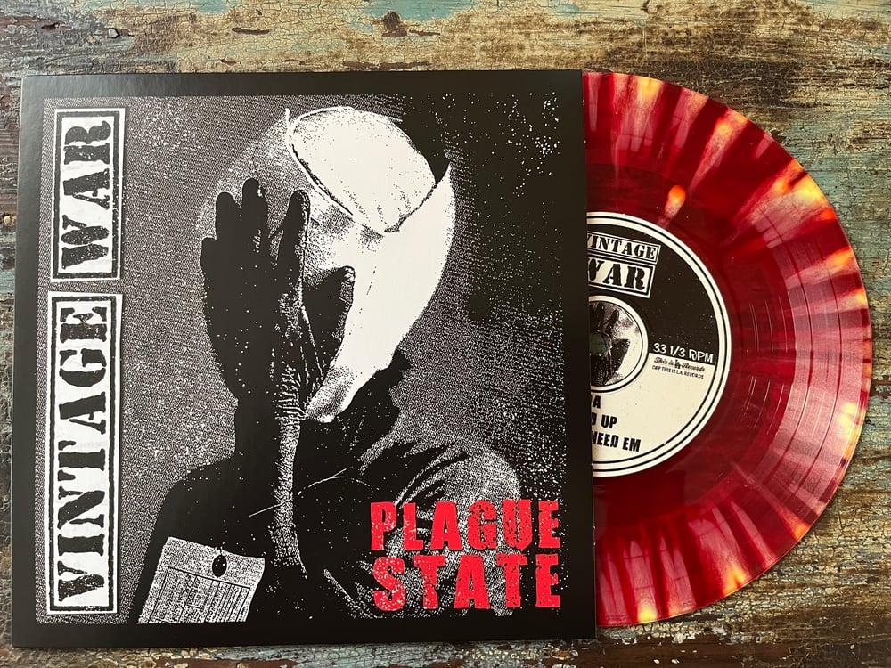 Vintage War - Plague State 7" (splatter yellow on red)