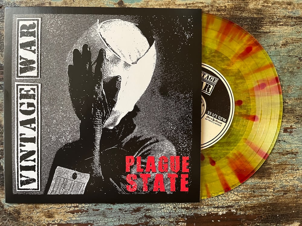 Vintage War - Plague State 7" (splatter red on yellow)