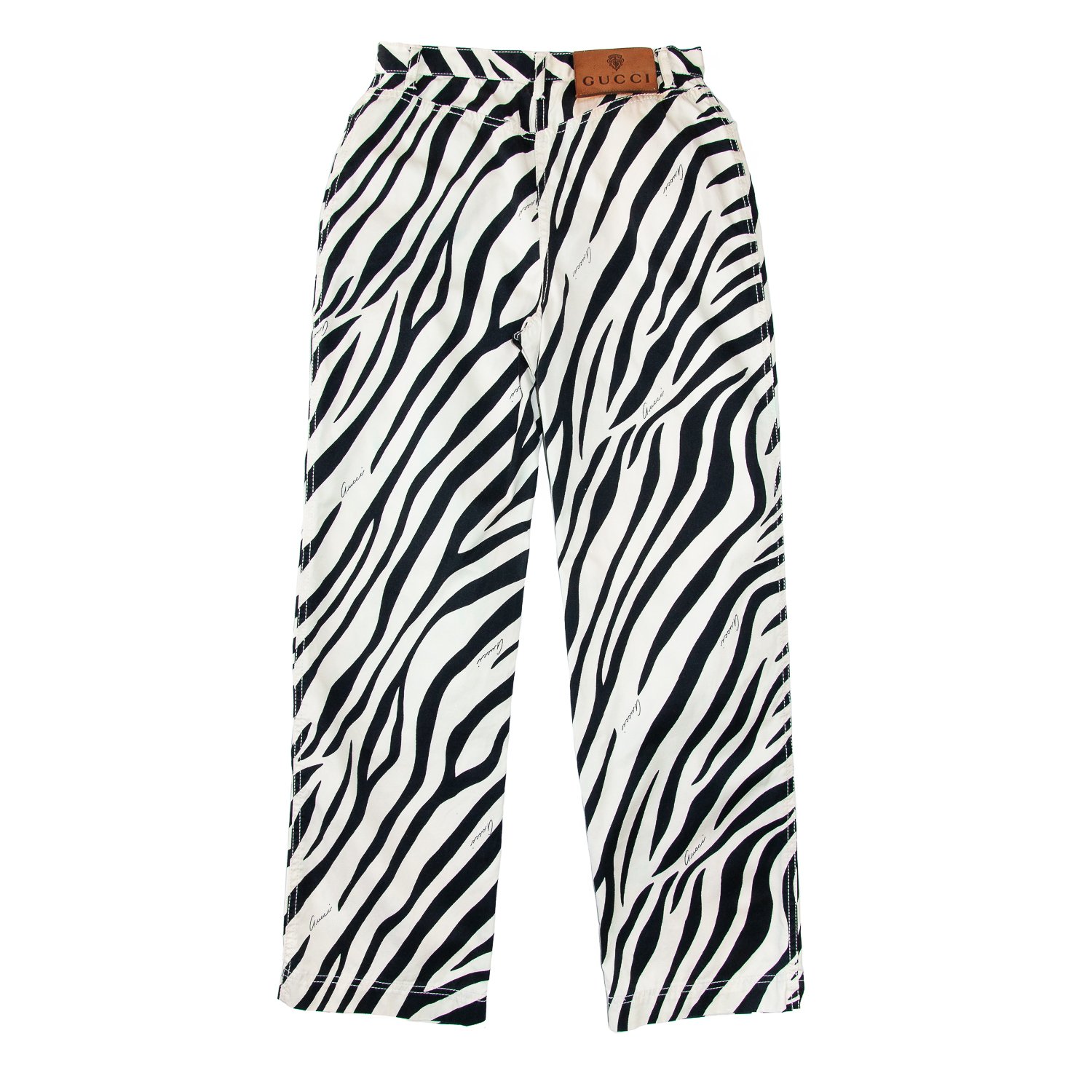 Image of Gucci by Tom Ford 1996 Zebra Trousers