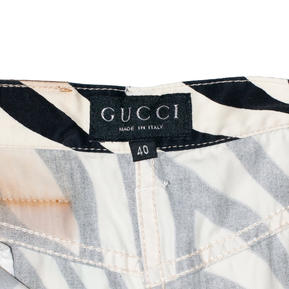 Image of Gucci by Tom Ford 1996 Zebra Trousers