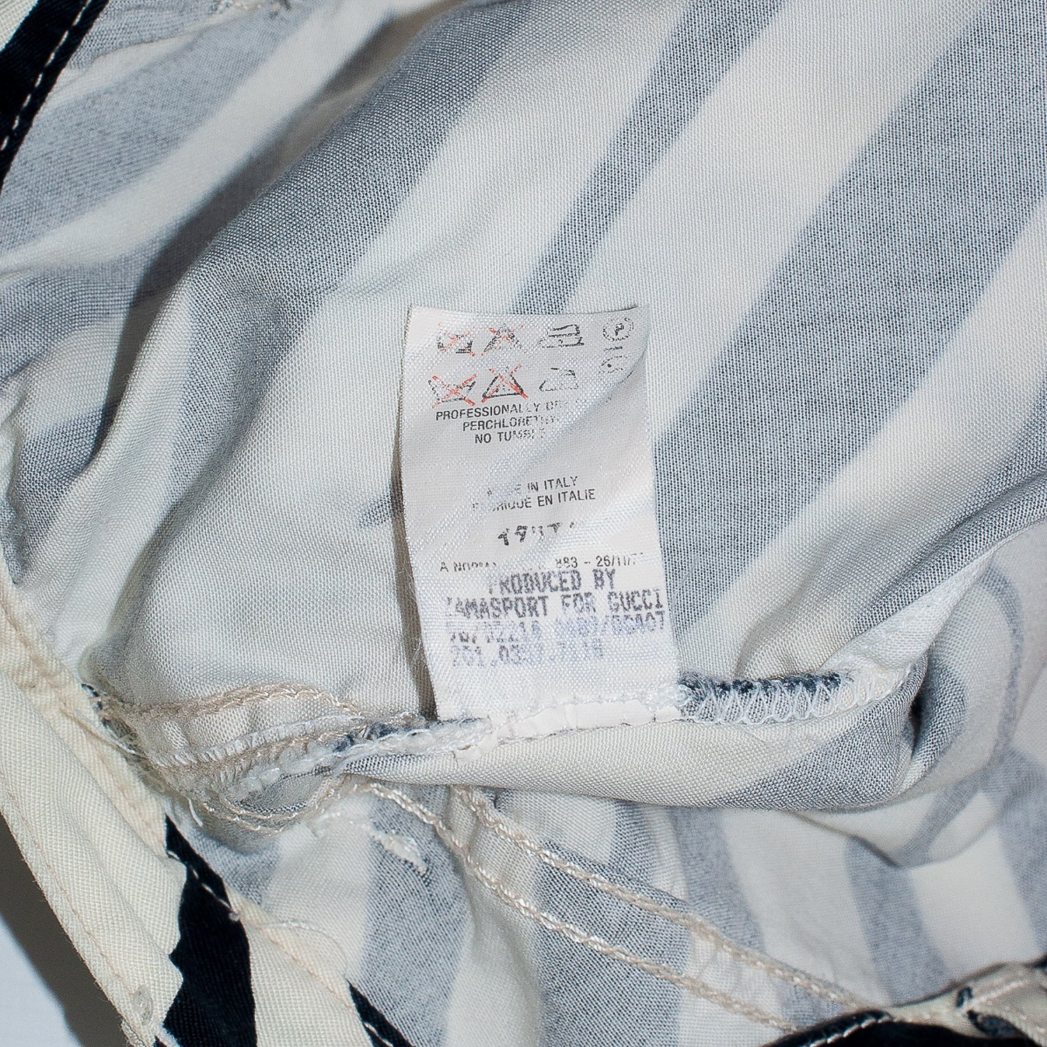 Image of Gucci by Tom Ford 1996 Zebra Trousers
