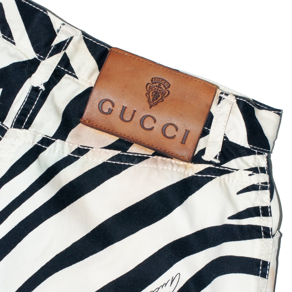 Image of Gucci by Tom Ford 1996 Zebra Trousers