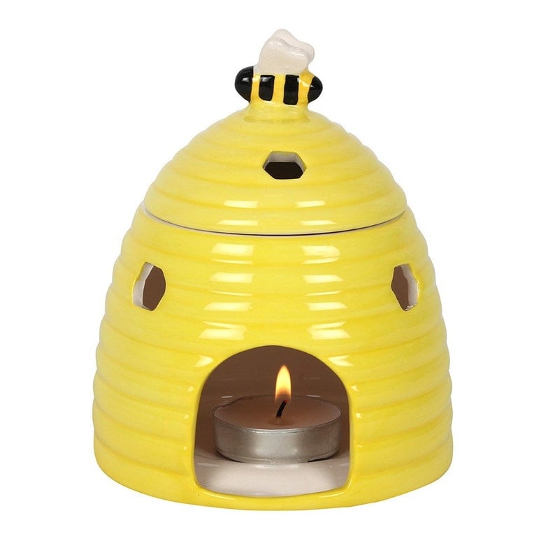 Yellow Beehive Ceramic Wax Burner