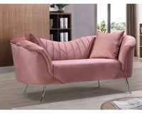Blush Pink love seat 