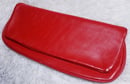 Image 1 of Vintage Red Leather Clutch Bag