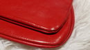 Image 3 of Vintage Red Leather Clutch Bag