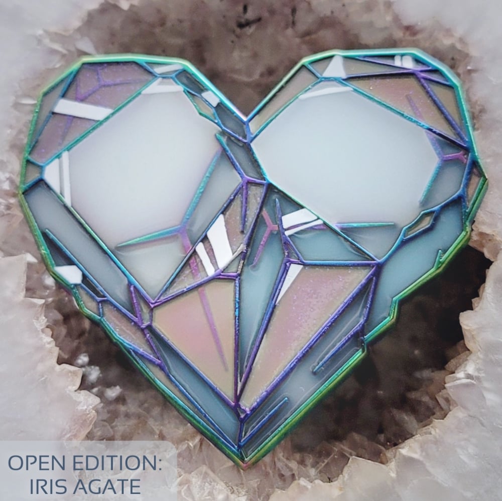 Heart of Dazzling Clarity pins 