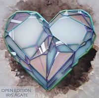 Image 3 of Heart of Dazzling Clarity pins 