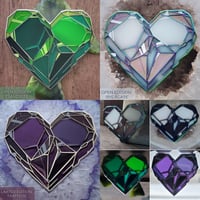 Image 5 of Heart of Dazzling Clarity pins 
