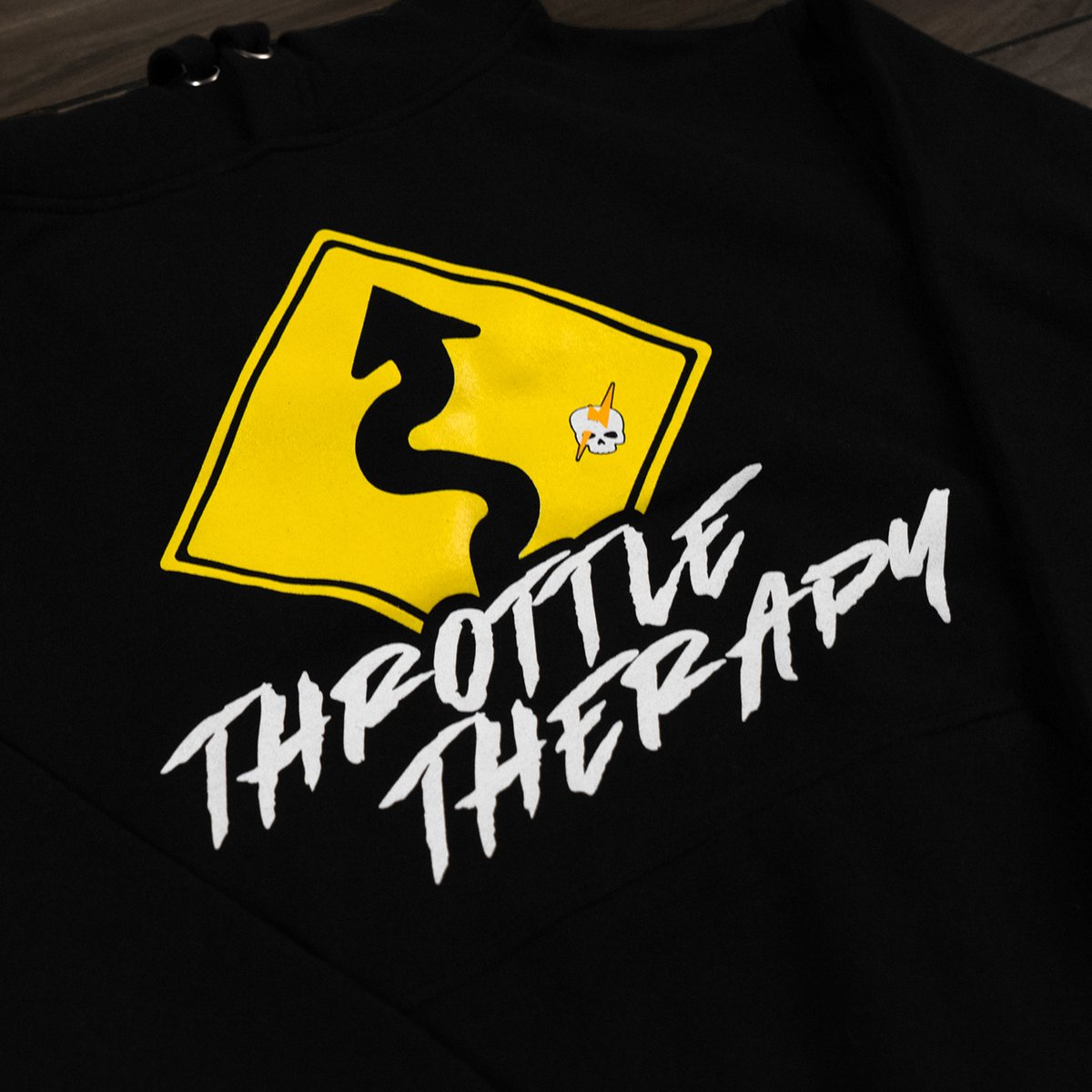 Throttle Therapy Hoodie *BoltHeadz Sleeve Print
