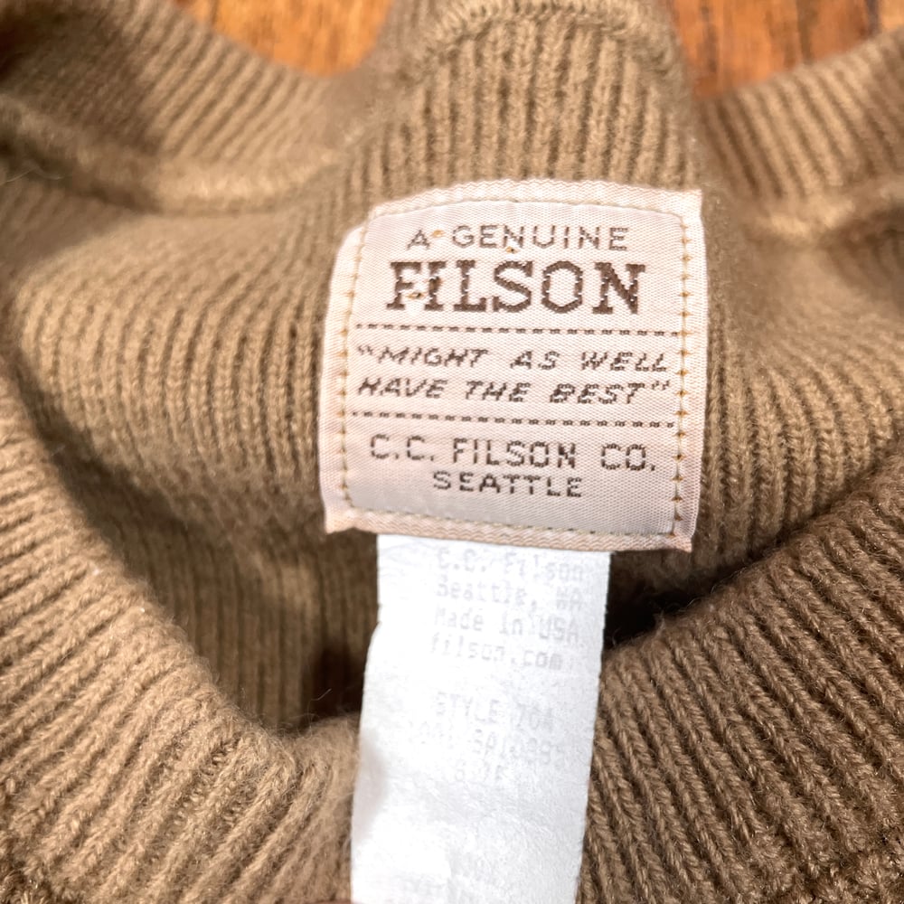 Sweater: VTG Filson (Seattle, USA) Suede Field Sweater Size Large