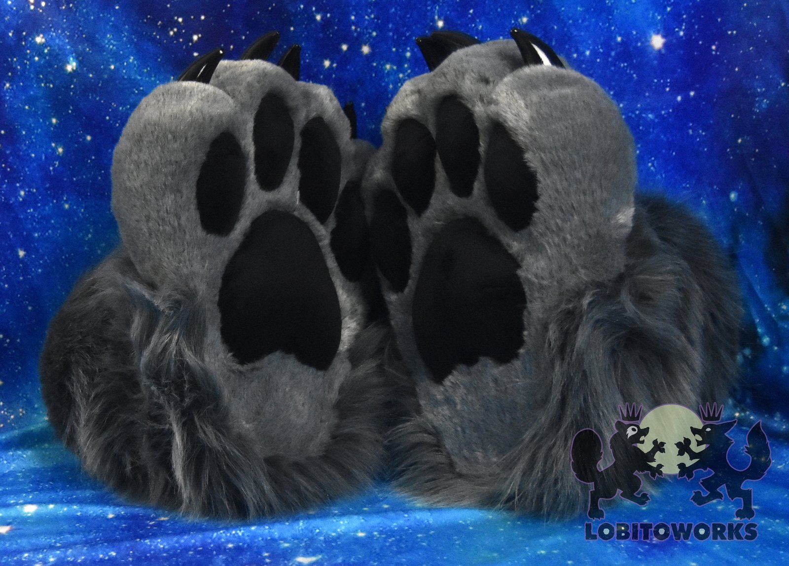 Indoor online fursuit foot paws