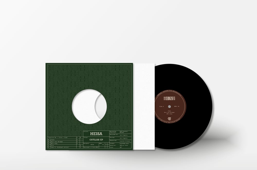 Image of HEISA / Outliar EP (10" Limited Edition) 