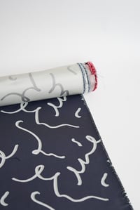 Image 3 of Olympia Navy Fabric 