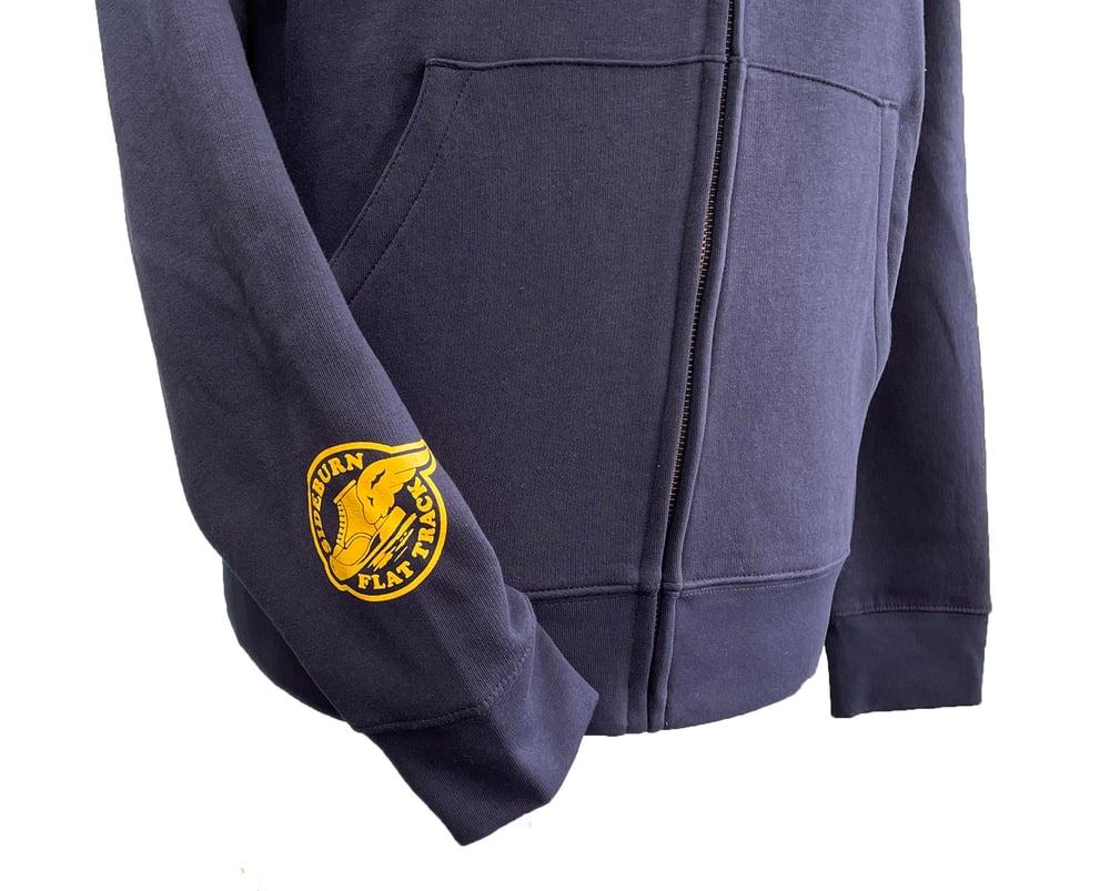 Image of Zip Hooded Sweat - NAVY - LAST FEW